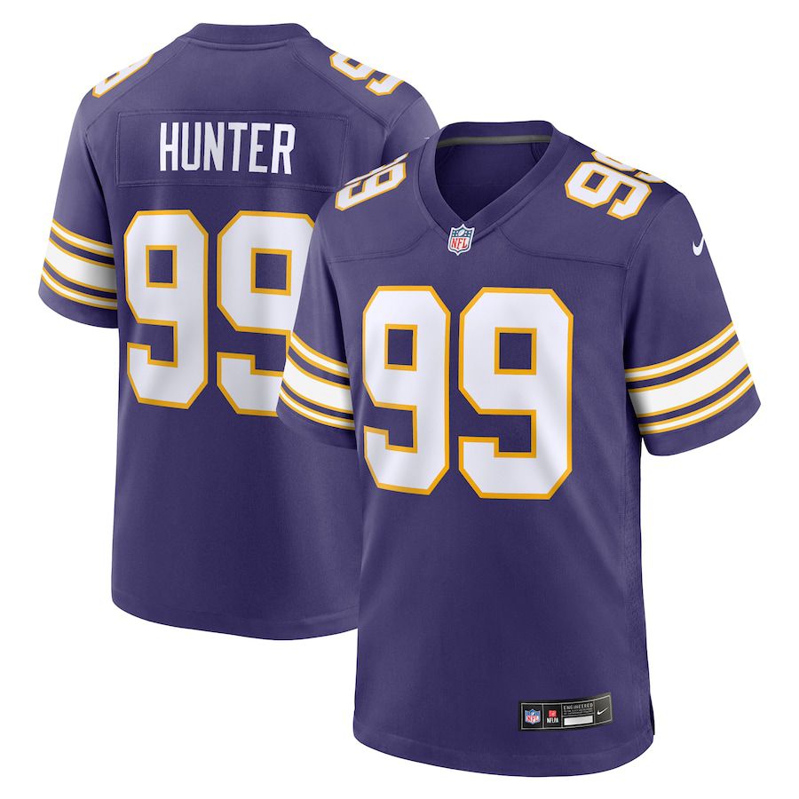 Men Minnesota Vikings 99 Danielle Hunter Nike Purple Classic Player Game NFL Jersey